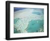 Aerial View of the Great Barrier Reef, Queensland, Australia-null-Framed Photographic Print