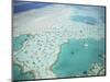 Aerial View of the Great Barrier Reef, Queensland, Australia-null-Mounted Photographic Print