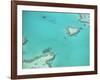 Aerial View of the Great Barrier Reef, Queensland, Australia-null-Framed Photographic Print