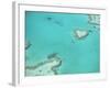 Aerial View of the Great Barrier Reef, Queensland, Australia-null-Framed Photographic Print