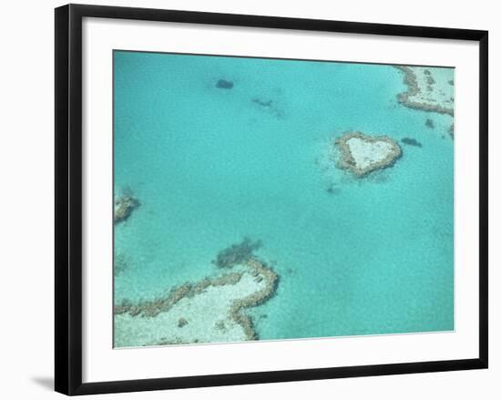 Aerial View of the Great Barrier Reef, Queensland, Australia-null-Framed Photographic Print