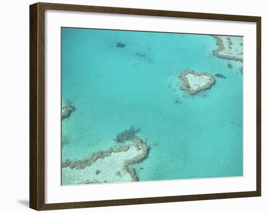 Aerial View of the Great Barrier Reef, Queensland, Australia-null-Framed Photographic Print