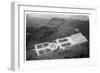Aerial View of the Herrenchiemsee Palace, Bavaria, Germany, from a Zeppelin, C1931-null-Framed Giclee Print