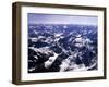 Aerial View of the Himalayas-James Burke-Framed Photographic Print