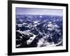 Aerial View of the Himalayas-James Burke-Framed Photographic Print