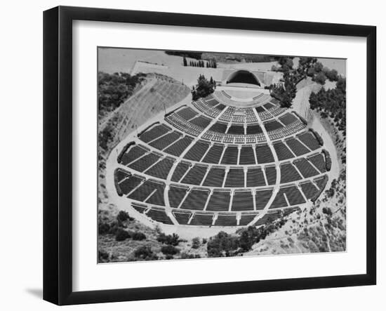 Aerial View of the Hollywood Bowl Amphitheater-Rex Hardy Jr.-Framed Premium Photographic Print