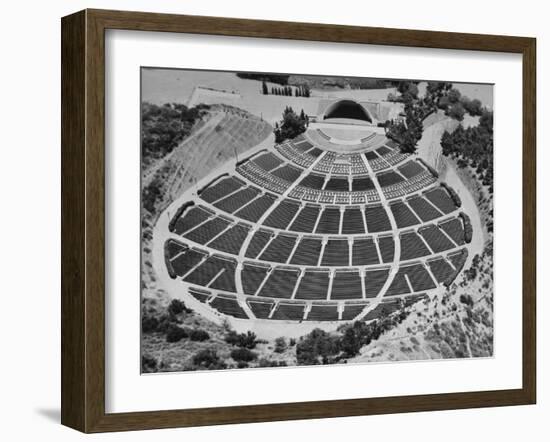 Aerial View of the Hollywood Bowl Amphitheater-Rex Hardy Jr.-Framed Photographic Print