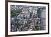 Aerial View of the Houses of Parliament and Westminster Abbey-Peter Barritt-Framed Photographic Print