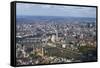 Aerial View of the Houses of Parliament-Peter Barritt-Framed Stretched Canvas
