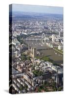 Aerial View of the Houses of Parliament-Peter Barritt-Stretched Canvas