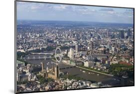 Aerial View of the Houses of Parliament-Peter Barritt-Mounted Photographic Print