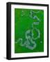 Aerial view of the Izarilla River in countryside, Cantabria, Spain-Juan Carlos Munoz-Framed Photographic Print
