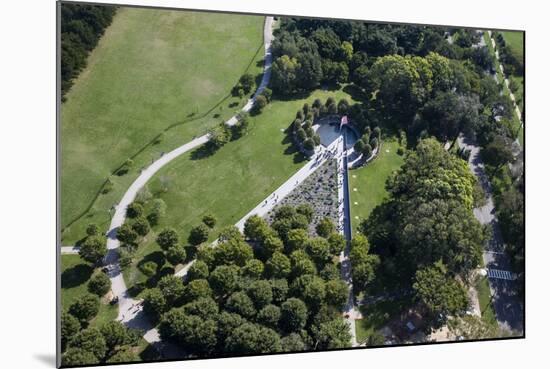 Aerial view of the Korean War Memorial, Washington, D.C.-null-Mounted Photographic Print