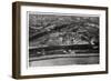 Aerial View of the Kremlin, Moscow, USSR, from a Zeppelin, 1930-null-Framed Giclee Print