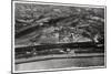 Aerial View of the Kremlin, Moscow, USSR, from a Zeppelin, 1930-null-Mounted Giclee Print