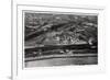 Aerial View of the Kremlin, Moscow, USSR, from a Zeppelin, 1930-null-Framed Giclee Print