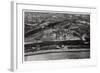 Aerial View of the Kremlin, Moscow, USSR, from a Zeppelin, 1930-null-Framed Giclee Print