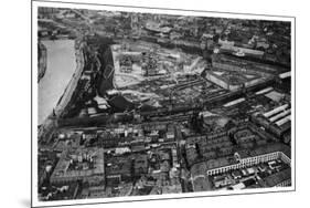 Aerial View of the Kremlin, Moscow, USSR, from a Zeppelin, 1930-null-Mounted Giclee Print