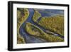 Aerial View of the Laitaure Delta, Sarek Np, Laponia World Heritage Site, Lapland, Sweden-Cairns-Framed Photographic Print