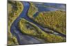 Aerial View of the Laitaure Delta, Sarek Np, Laponia World Heritage Site, Lapland, Sweden-Cairns-Mounted Photographic Print