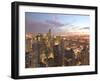 Aerial View of the Loop, Chicago, IL-Walter Bibikow-Framed Photographic Print