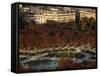 Aerial View of the Luxembourg Garden, Paris, France, Europe-Godong-Framed Stretched Canvas