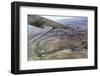 Aerial View of the Man-Made Ord River Between Lake Kununurra and a Diversion Dam Built in 1972-Michael Nolan-Framed Photographic Print