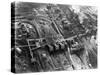 Aerial View of the Manvers Coal Processing Plant, Wath Upon Dearne, South Yorkshire, 1964-Michael Walters-Stretched Canvas