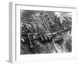 Aerial View of the Manvers Coal Processing Plant, Wath Upon Dearne, South Yorkshire, 1964-Michael Walters-Framed Photographic Print