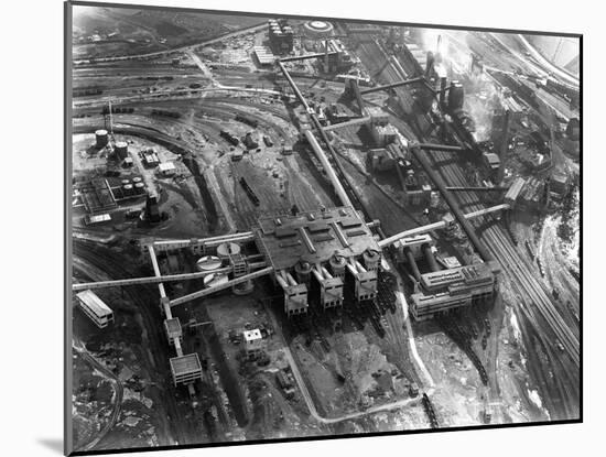Aerial View of the Manvers Coal Processing Plant, Wath Upon Dearne, South Yorkshire, 1964-Michael Walters-Mounted Photographic Print