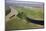 Aerial view of the meandering Saint George branch of the Danube river, Romania-Michel Roggo-Mounted Photographic Print