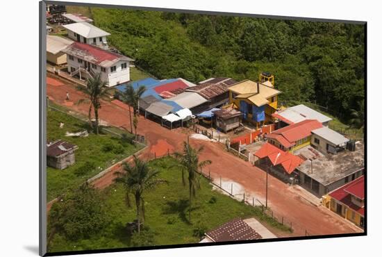 Aerial View of the Mining Town of Mahdia, Guyana, South America-Mick Baines & Maren Reichelt-Mounted Photographic Print