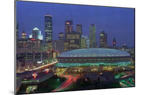 Aerial View of the Minneapolis Metrodome before World Series-Bill Pugliano-Mounted Photographic Print