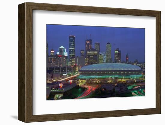 Aerial View of the Minneapolis Metrodome before World Series-Bill Pugliano-Framed Photographic Print