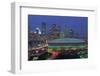 Aerial View of the Minneapolis Metrodome before World Series-Bill Pugliano-Framed Photographic Print