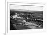 Aerial View of the Missouri River - Bozeman, MT-Lantern Press-Framed Art Print