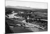 Aerial View of the Missouri River - Bozeman, MT-Lantern Press-Mounted Art Print