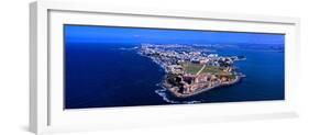 Aerial View of the Morro Castle, San Juan, Puerto Rico-null-Framed Photographic Print