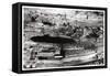 Aerial View of the Mosque of Muhammad Ali Pasha, Cairo, Egypt, from a Zeppelin, 1931-null-Framed Stretched Canvas