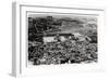 Aerial View of the Mosque of Omar, Jerusalem, Palestine, from a Zeppelin, 1931-null-Framed Giclee Print