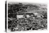 Aerial View of the Mosque of Omar, Jerusalem, Palestine, from a Zeppelin, 1931-null-Stretched Canvas