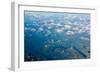 Aerial view of the mountains of Southeast Alaska, USA-Mark A Johnson-Framed Photographic Print