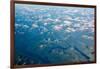 Aerial view of the mountains of Southeast Alaska, USA-Mark A Johnson-Framed Photographic Print