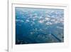 Aerial view of the mountains of Southeast Alaska, USA-Mark A Johnson-Framed Photographic Print