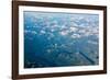 Aerial view of the mountains of Southeast Alaska, USA-Mark A Johnson-Framed Photographic Print