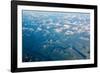 Aerial view of the mountains of Southeast Alaska, USA-Mark A Johnson-Framed Photographic Print