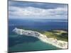 Aerial View of the Needles, Isle of Wight, England, United Kingdom, Europe-Peter Barritt-Mounted Premium Photographic Print