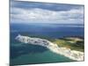 Aerial View of the Needles, Isle of Wight, England, United Kingdom, Europe-Peter Barritt-Mounted Photographic Print