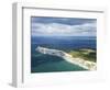 Aerial View of the Needles, Isle of Wight, England, United Kingdom, Europe-Peter Barritt-Framed Photographic Print