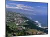 Aerial View of the North Coast and Mount Teide, Tenerife, Canary Islands, Atlantic, Spain, Europe-John Miller-Mounted Photographic Print